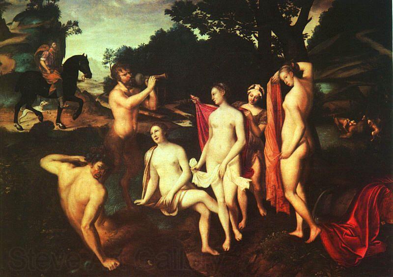 Francois Clouet The Bath of Diana Spain oil painting art